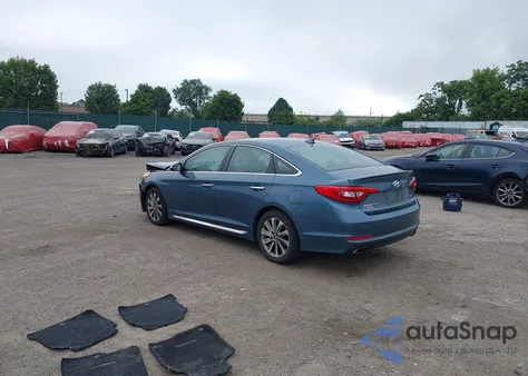 2016 Hyundai Sonata Sport z USA, uszkodzony, nr VIN 5NPE34AF3GH433056
